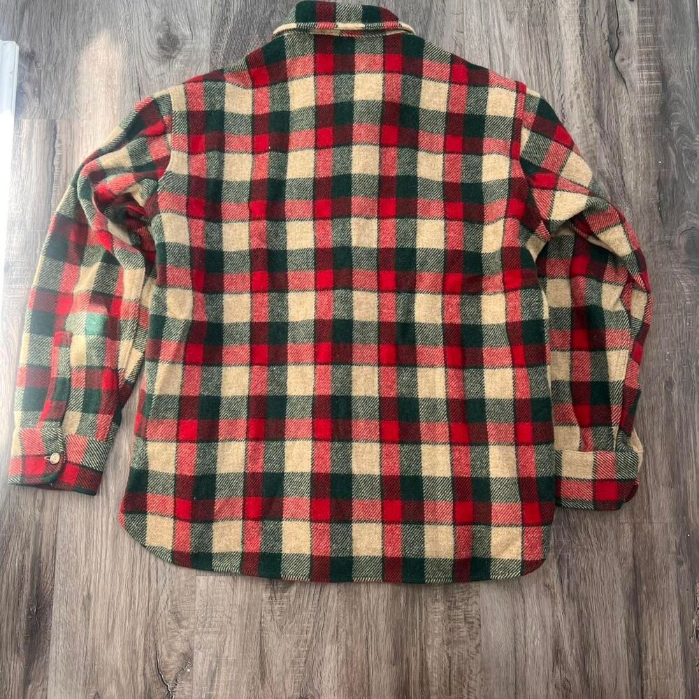 Vintage 70s Woolrich Wool Flannel Shacket - Picture 7 of 8